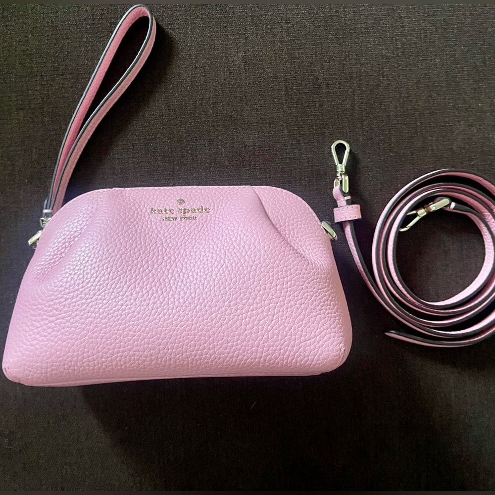 Kate Spade NY Dumpling Pink Bright Carnation Convertible Crossbody Bag -Sold Out